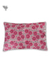 40s Cotton Pillow Cover in Floral Block Print